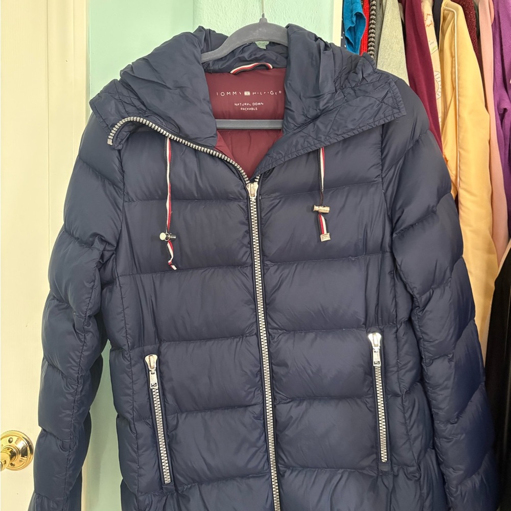 Tommy Hilfiger Dark Blue Down Jacket